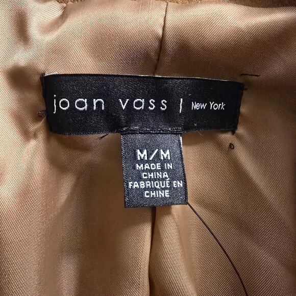 Chic Tan Blazer - Joan Vass (Size M)  NWT - Picture 5 of 6